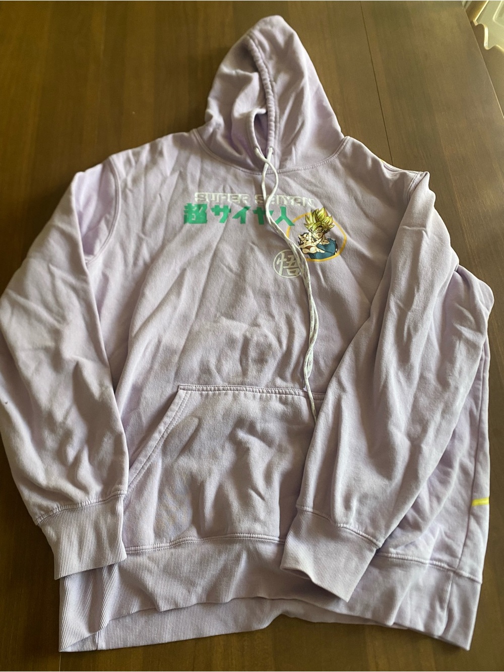 Dragonballz Super Saiyan Men’s Purple Hoodie XL